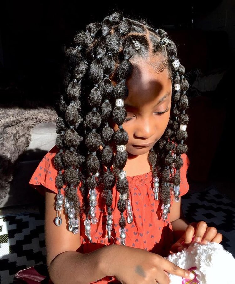 Baby Mini Bubble Braids