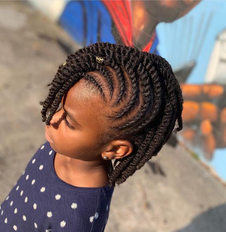 Baby Mohawk Braids