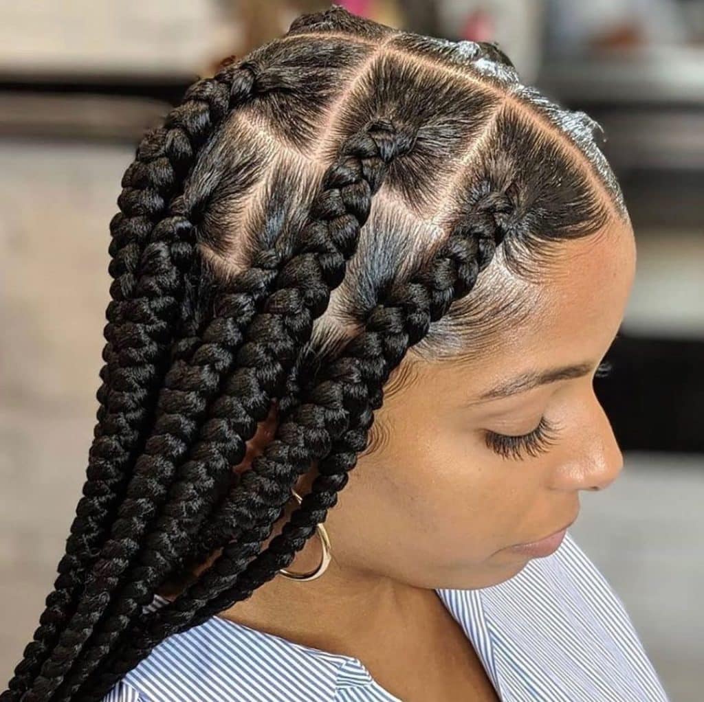 Big Knotless Braids