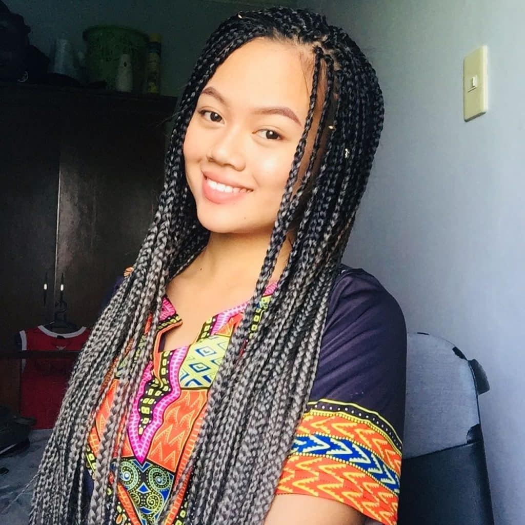 Box Braids on Asian Hair