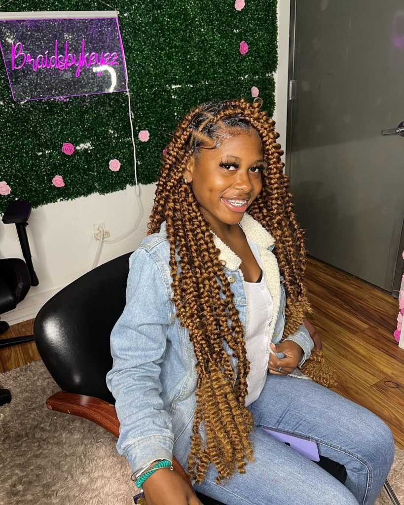 Butterfly Knotless Braids