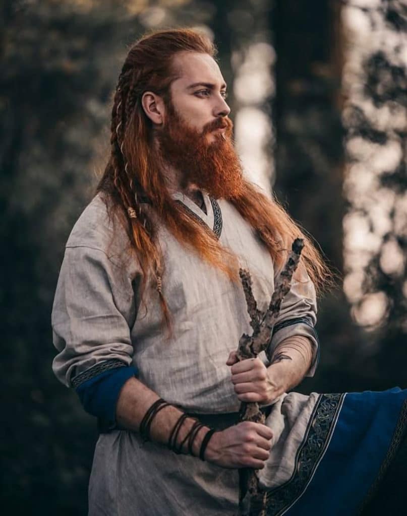 Celtic Male Warrior Braids