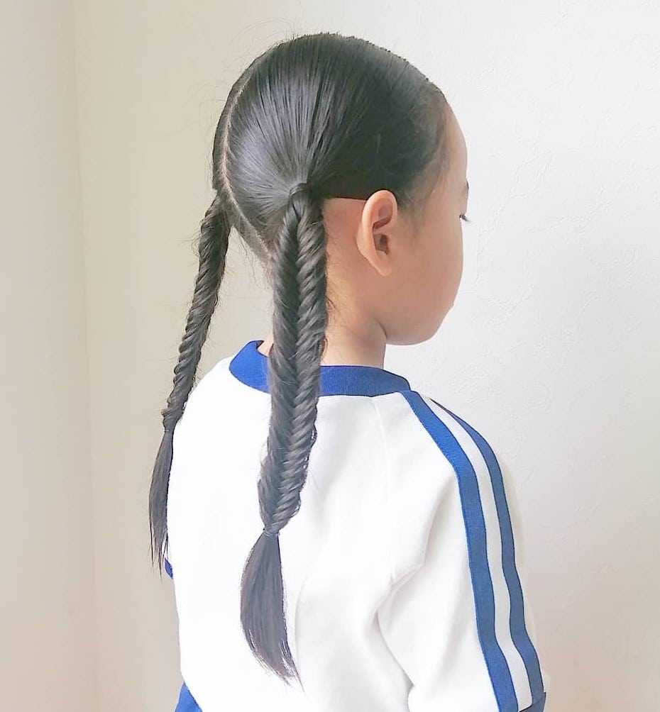 Fishtail Braids Pigtails