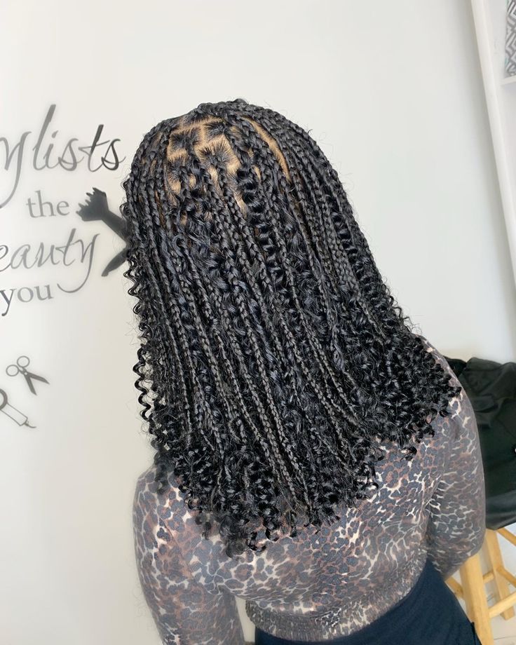 Goddess Braids a style suitable for short hair