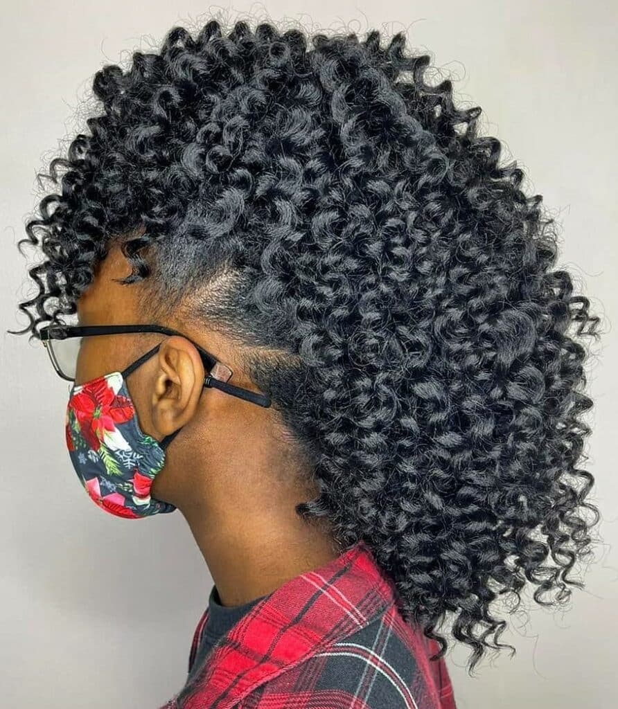 Image of Crochet Faux Hawk in the style of faux hawk braids