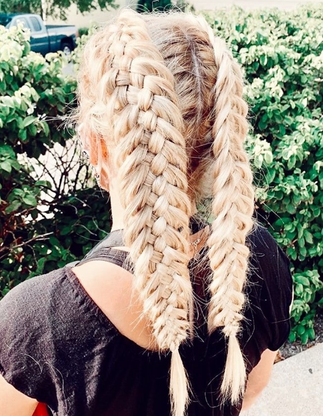 Image of Five Strand Loop Braid in the style of loop braids