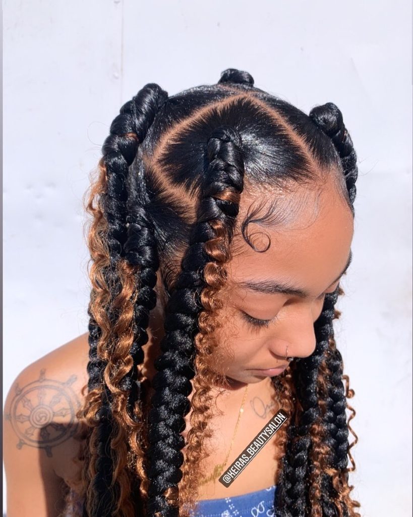 Jumbo Bohemian Box Braids 1