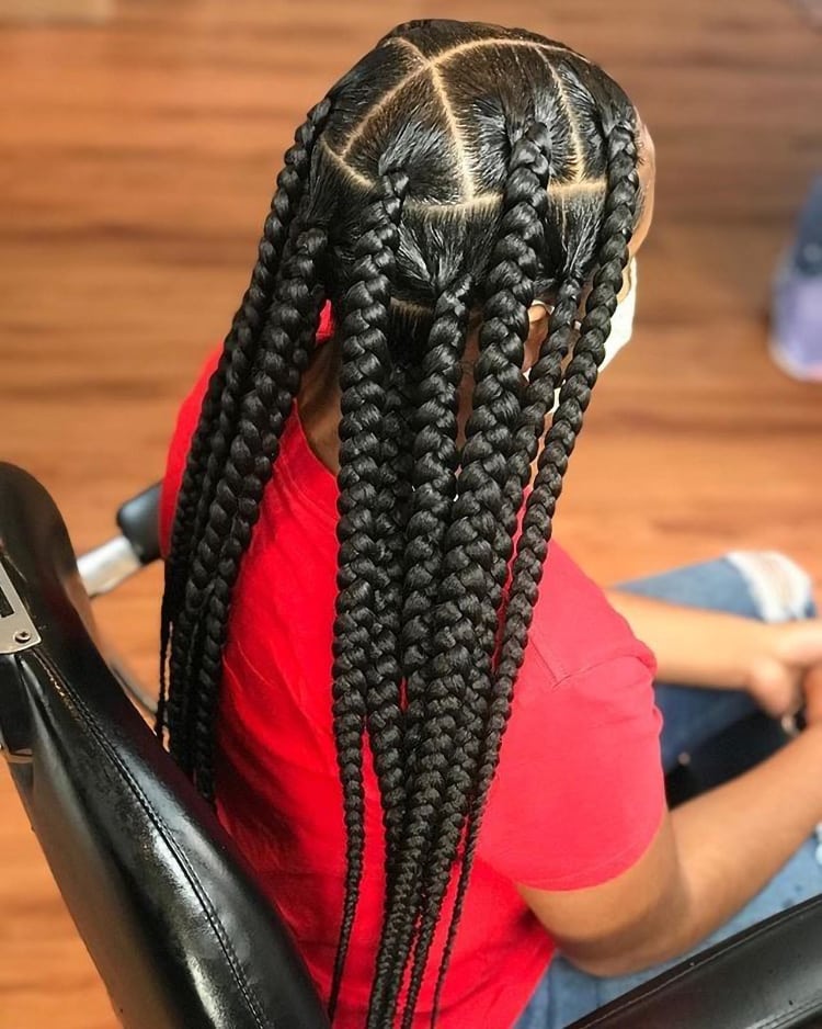 Jumbo Knotless Braids 1