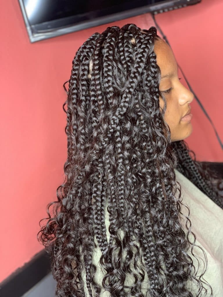 Large Goddess Braids