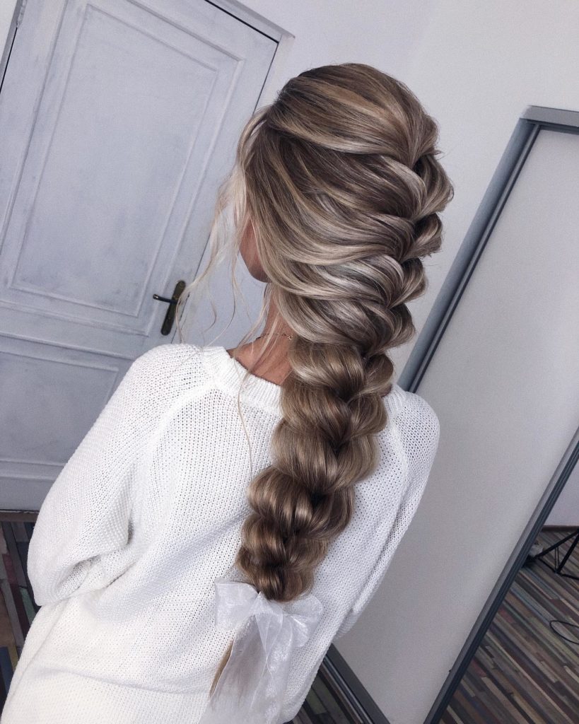 Mermaid French Braid