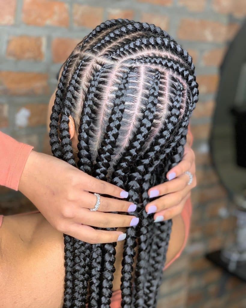 One Layer Tribal Braids