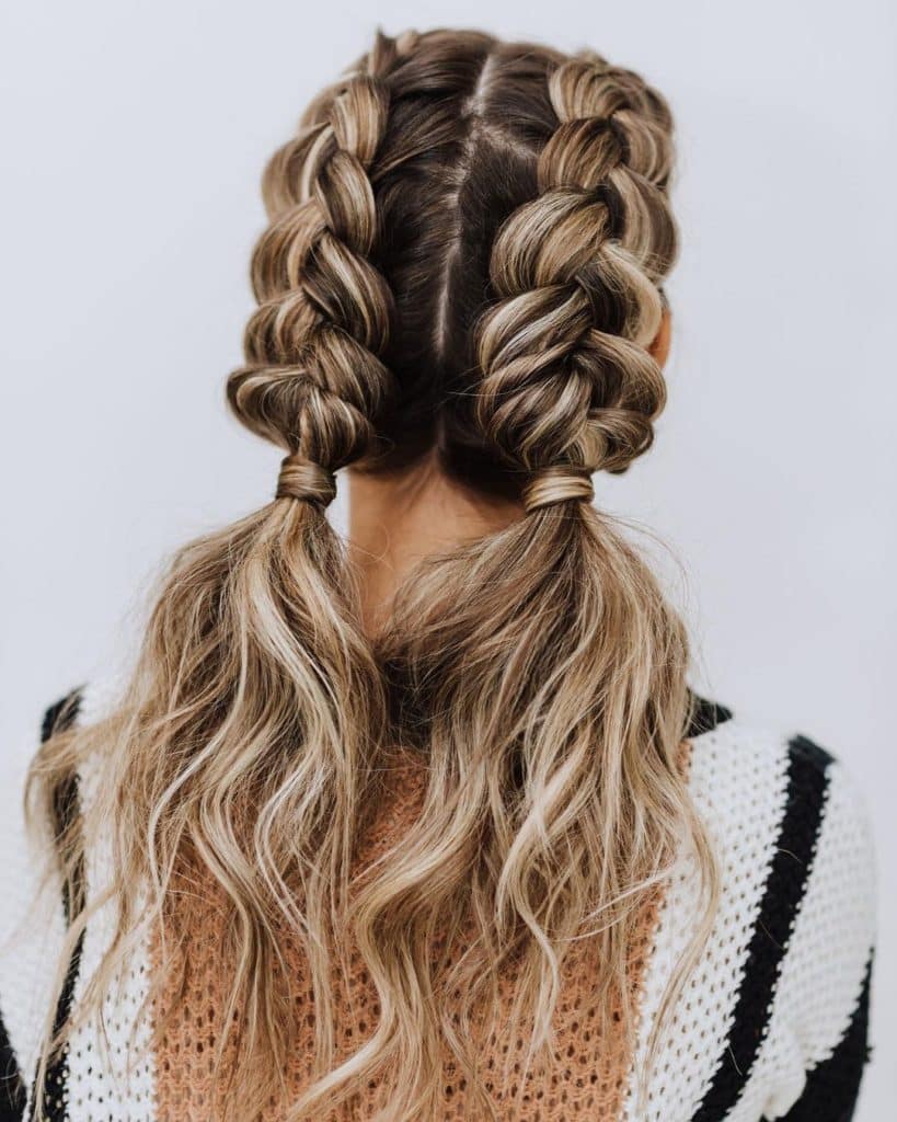 Pigtail Dutch Braids