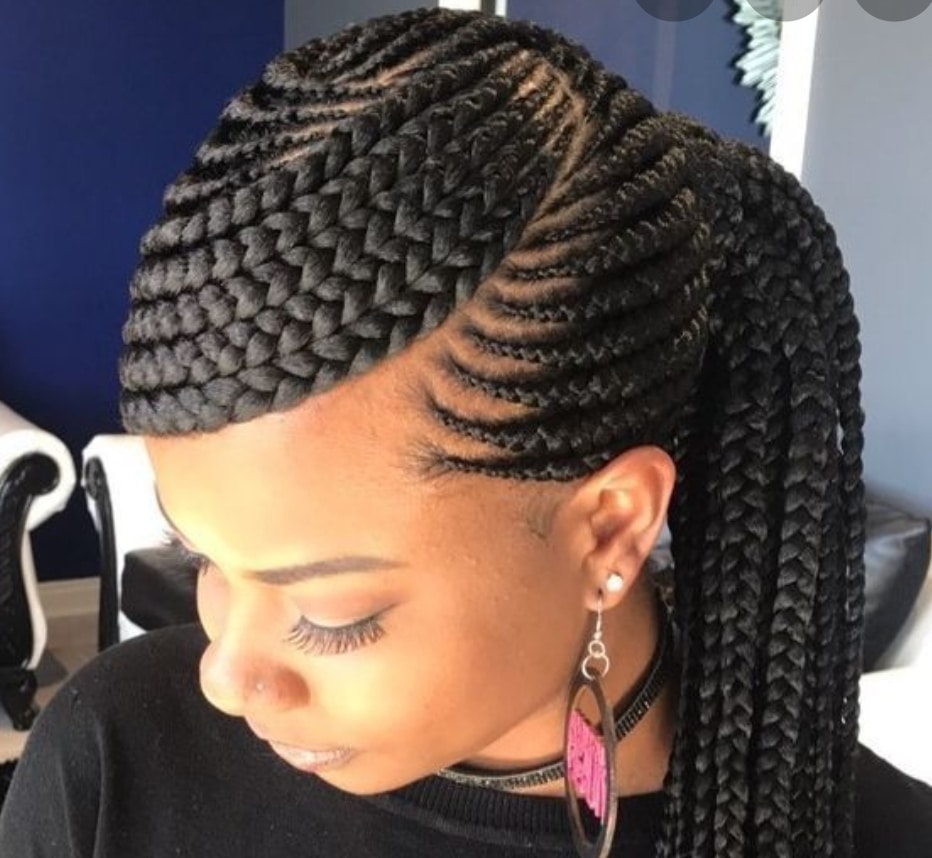 Ponytail Lemonade Braids