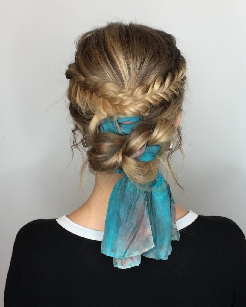 20 Scarf Braid Hairstyles To Elevate Your Look