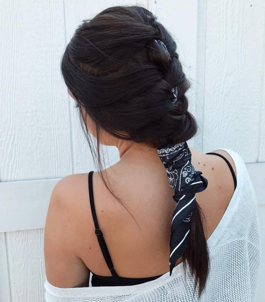 Scarf Style on Black Hair