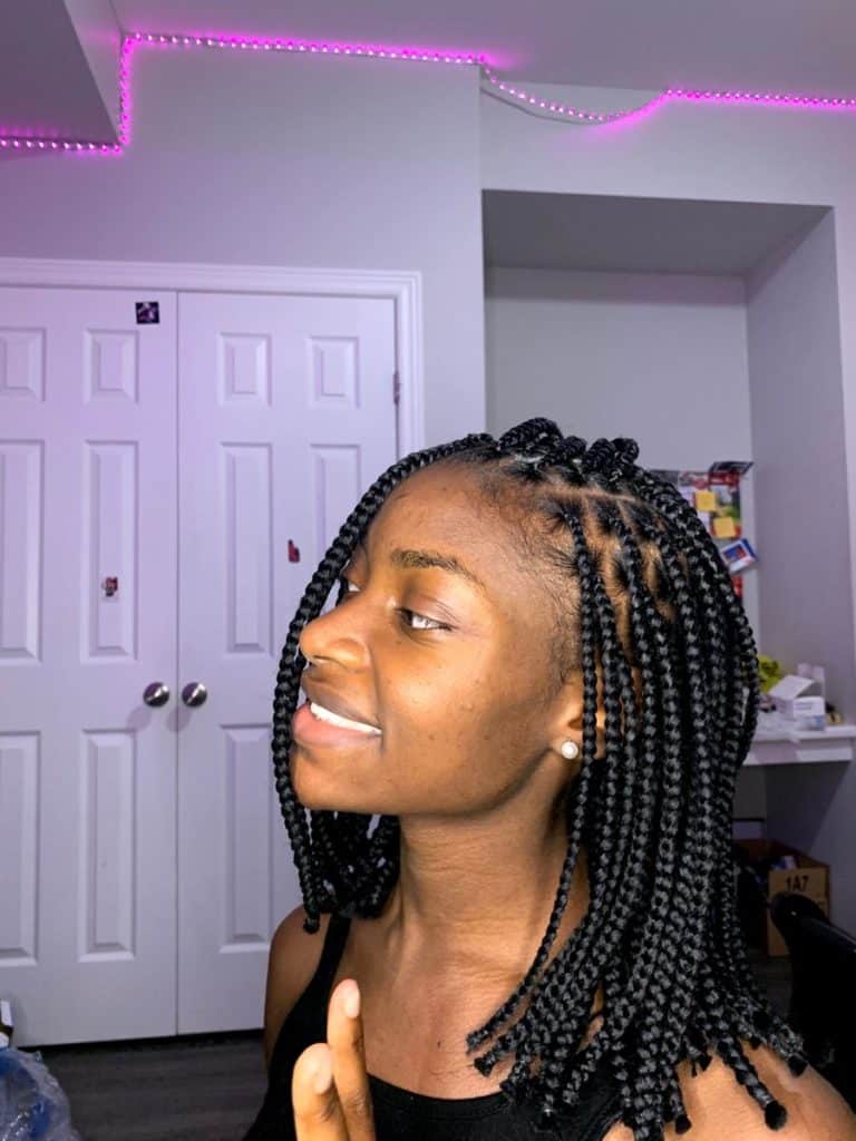 Short Knotless Braids