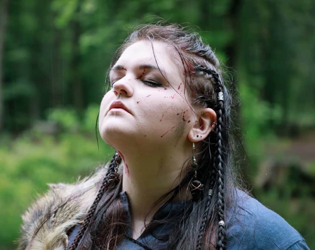 Traditional Celtic Hairstyle