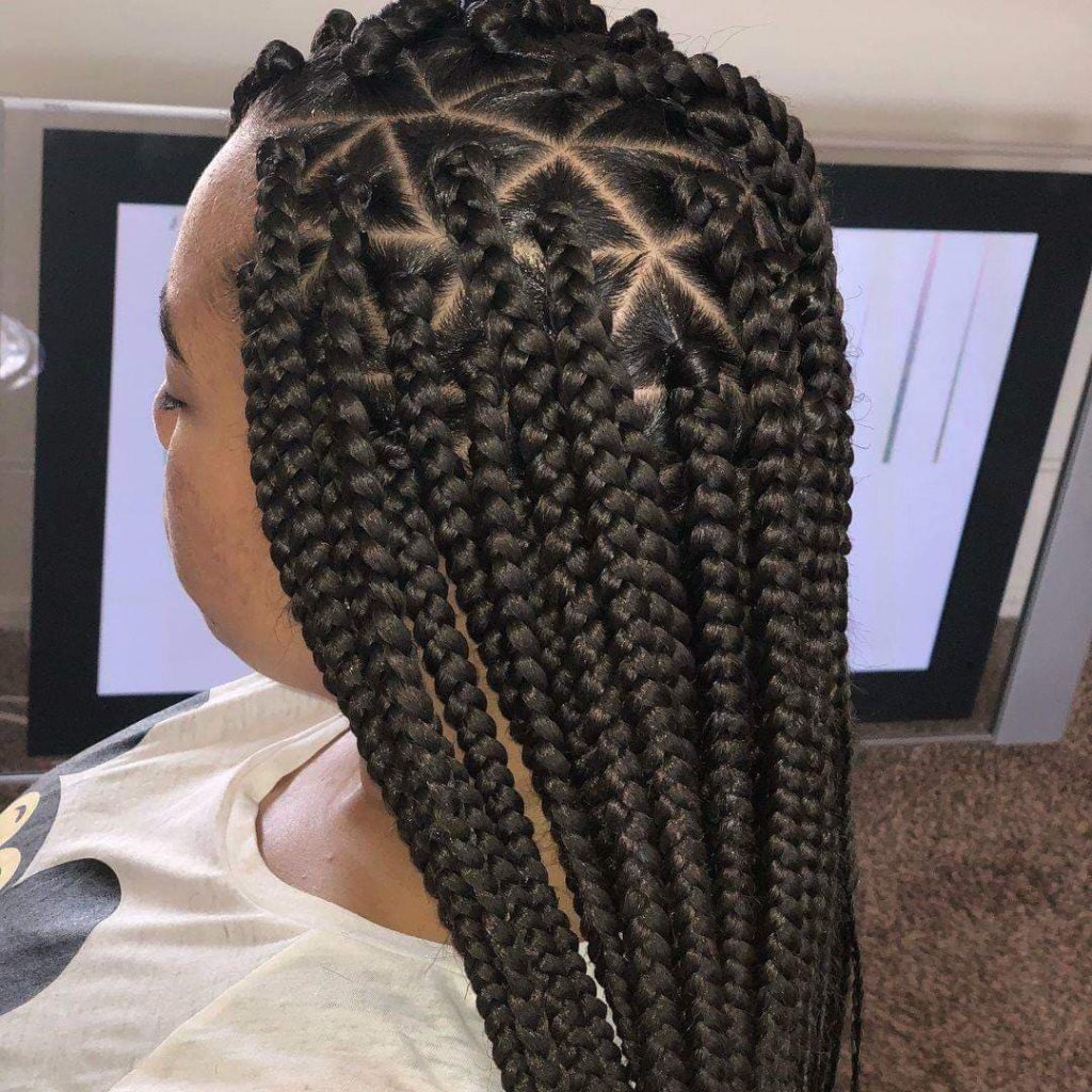 Triangle Jumbo Braids