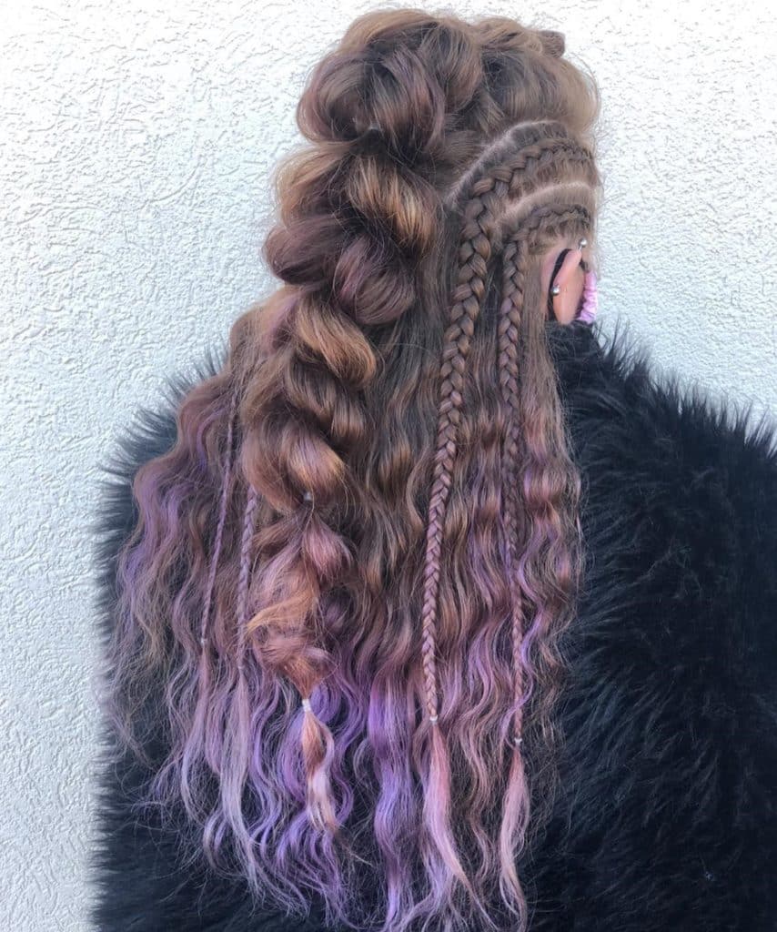 Viking Braids for Long Hair