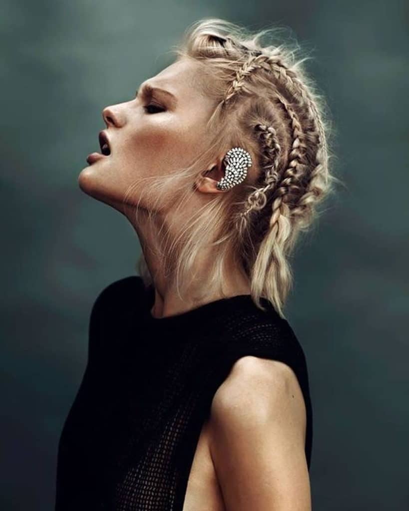 Viking Braids for Women With Short Hair