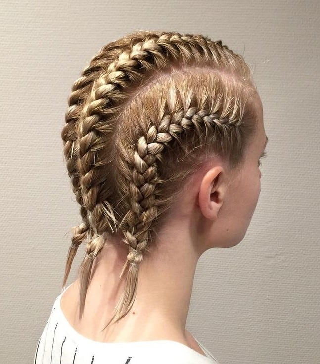 White Girl Braids For Short Hair