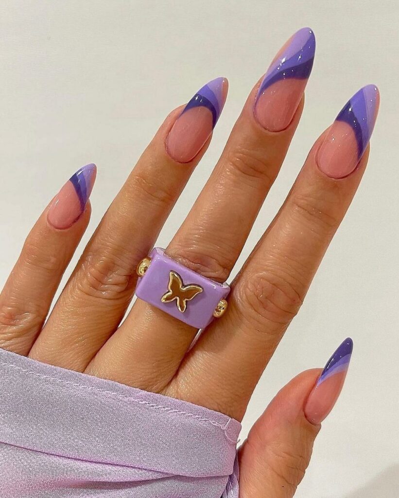 lavender nails ideas and nail designs in lavender nail polish color